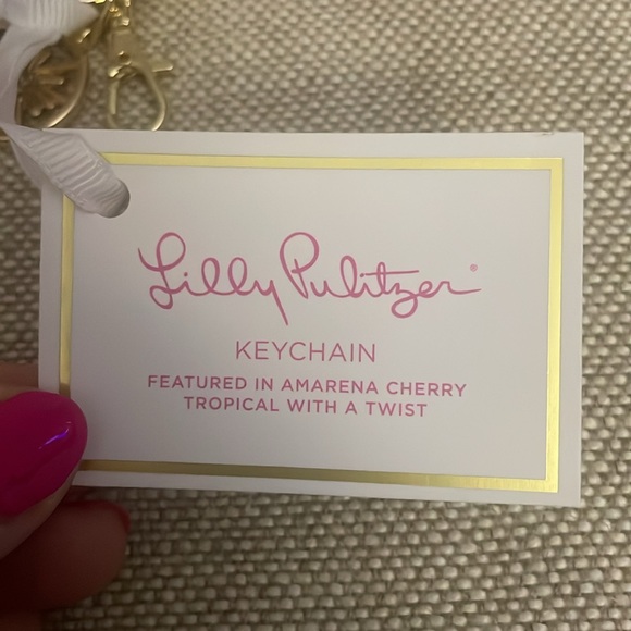 Lilly Pulitzer Keychain - Picture 2 of 3